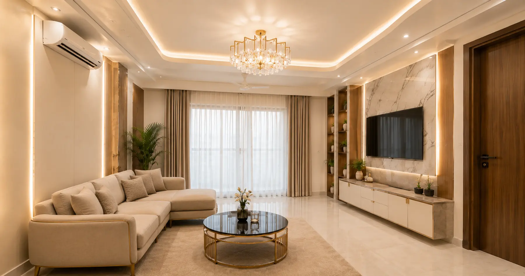 2 BHK Interior Presentation View